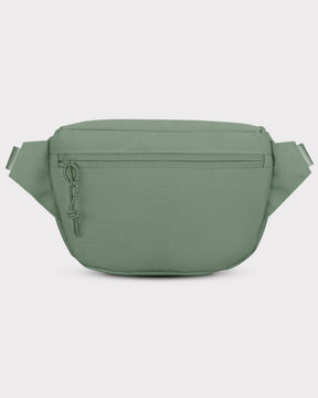Grüne Bauchtasche 'Ben' mit Reißverschluss vorn und verstellbarem Gurt