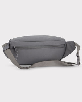 Graue Bauchtasche 'Tom' für Herren aus robustem Material mit verstellbarem Gurt