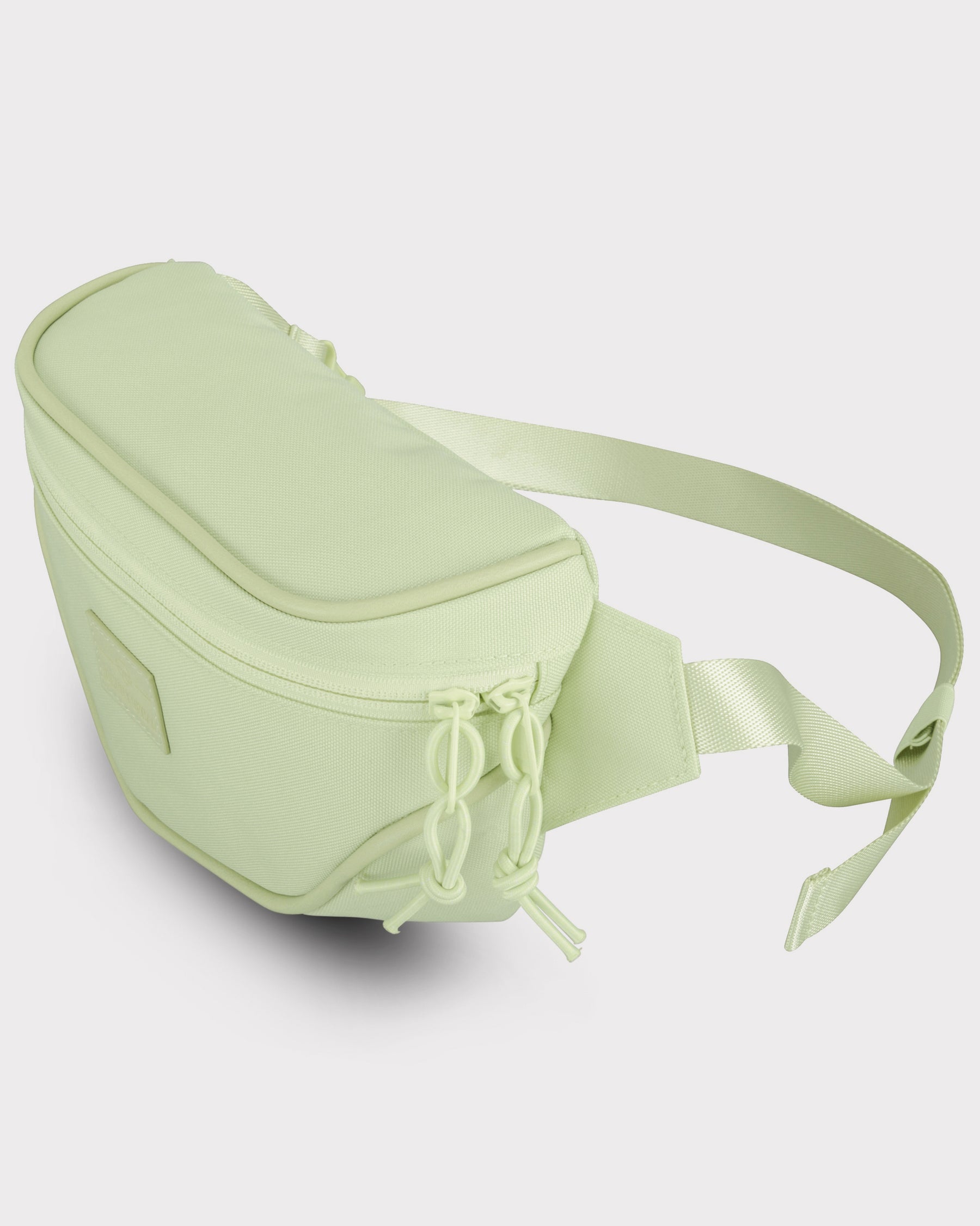 Limegrüne Bauchtasche 'Ben' mit Reißverschluss und verstellbarem Gurt