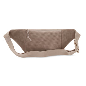 Beige Bauchtasche 'Riley' mit Reißverschluss und verstellbarem Gurt