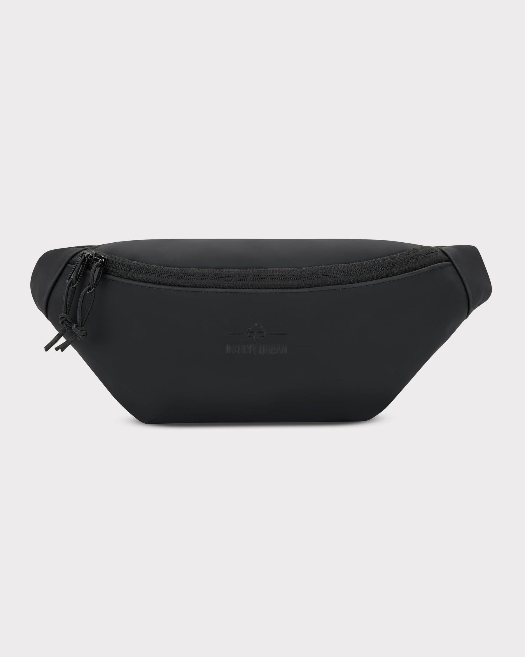 Schwarze Bauchtasche 'Riley' von Johnny Urban mit Reißverschluss und minimalistischer Form
