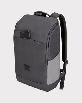 Business-Rucksack 'Jasper' von Johnny Urban in Grau mit seitlicher Tasche und Smartphonefach vorne