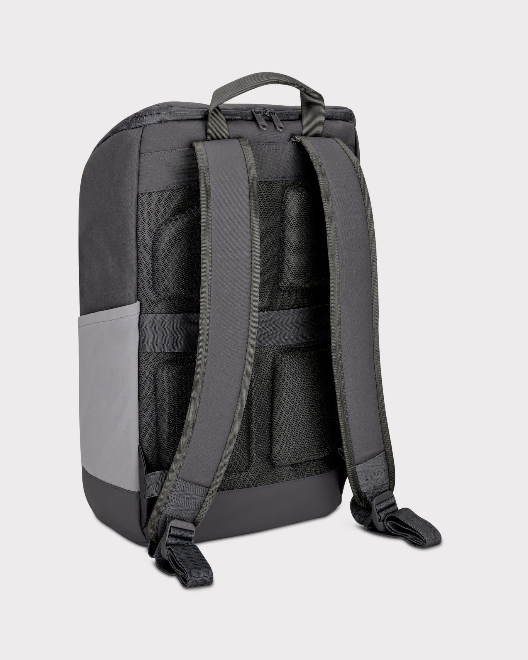 Business-Rucksack 'Jasper' von Johnny Urban in Grau mit gepolsterten Rücken- und Schultergurten