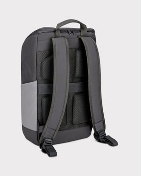 Business-Rucksack 'Jasper' von Johnny Urban in Grau mit gepolsterten Rücken- und Schultergurten