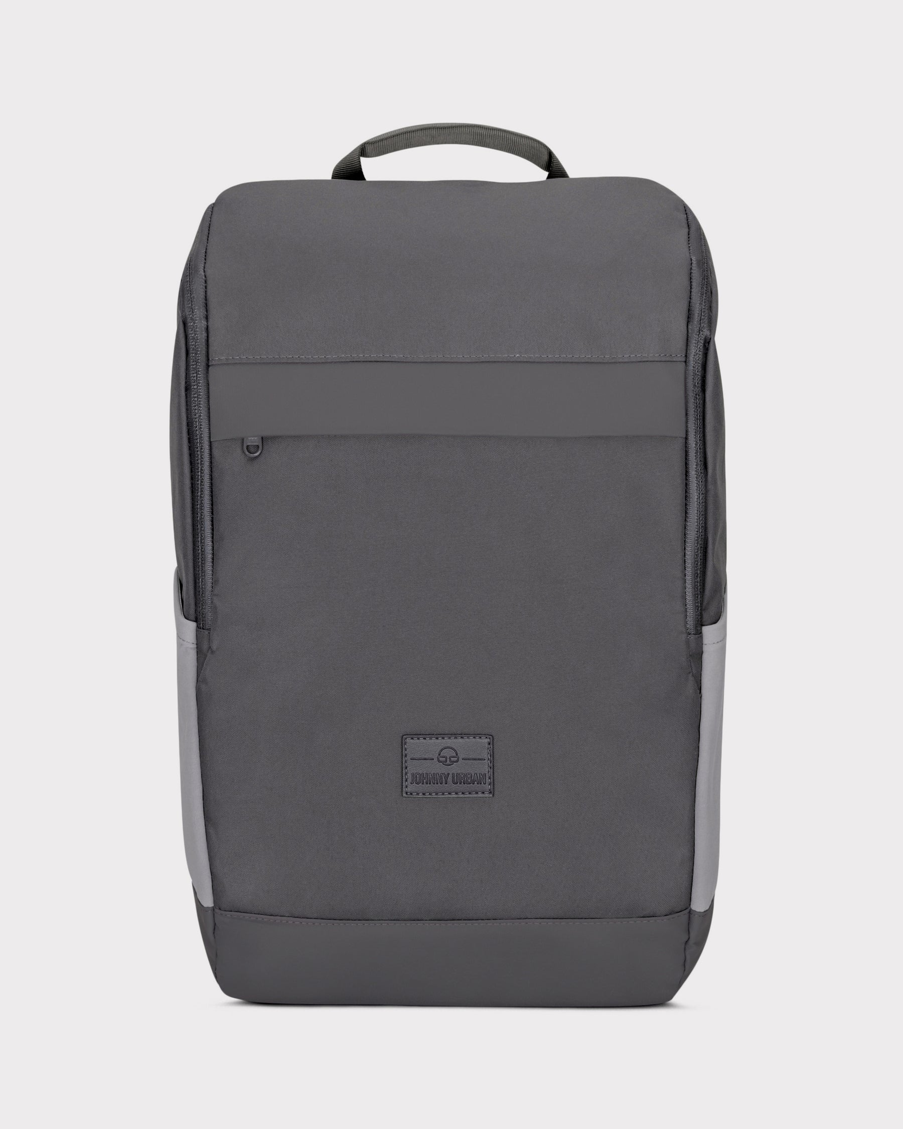 Business Rucksack 'Jasper' von Johnny Urban in Grau mit rechteckiger Form und Tragegriff