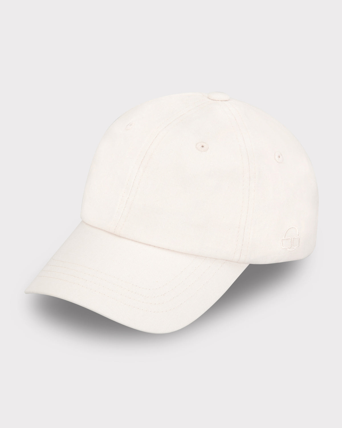 Beige Cap 'Jen' von Johnny Urban mit gebogenem Schirm und gesticktem Logo
