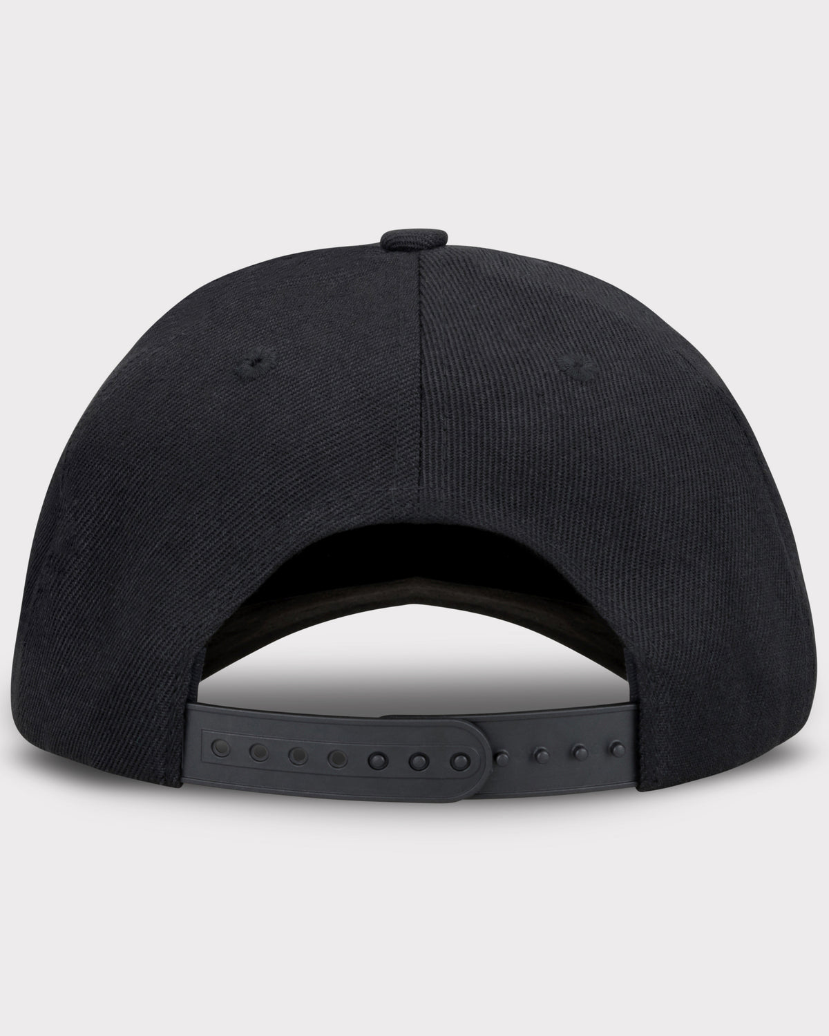Schwarze Herren-Cap "Dean" mit verstellbarem Verschluss von hinten