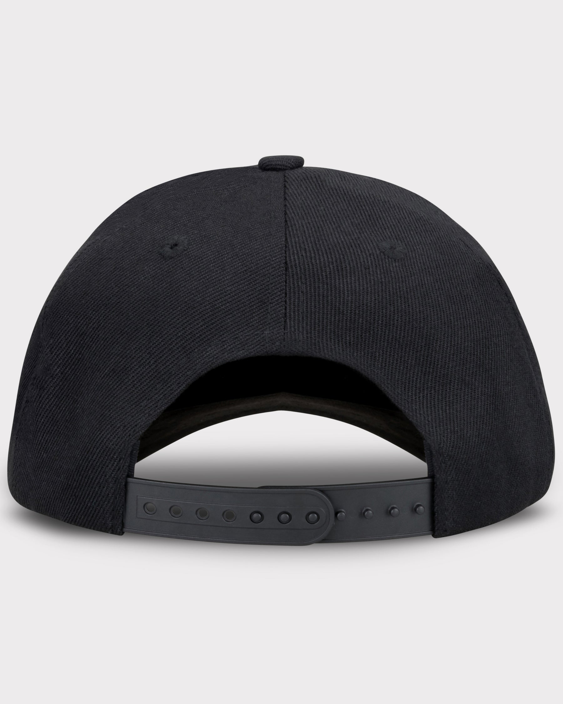 Schwarze Herren-Cap "Dean" mit verstellbarem Verschluss von hinten
