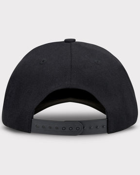 Schwarze Herren-Cap "Dean" mit verstellbarem Verschluss von hinten