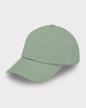 Grüne Cap 'Jen' mit besticktem kleinen Schlosslogo an der Seite