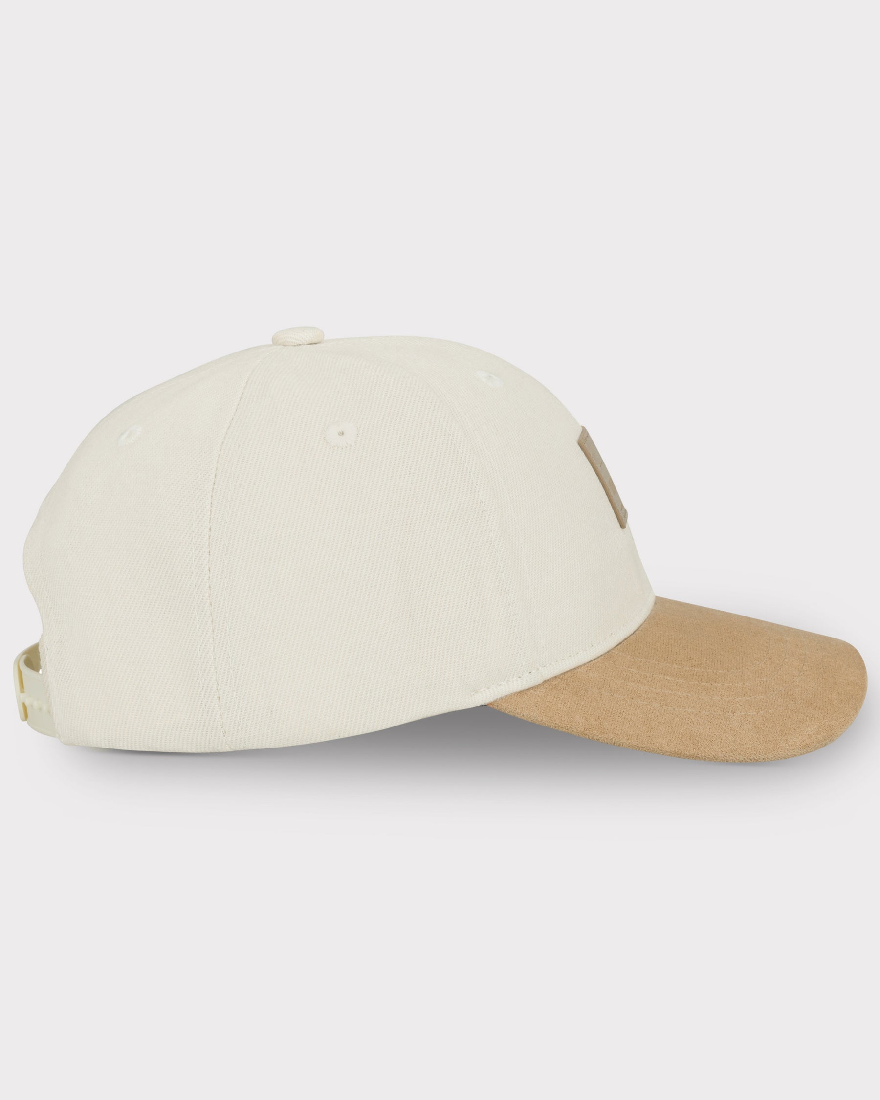 Beige Cap 'Dean' mit gebogenem Schirm und verstellbarem Verschluss