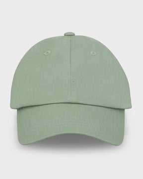 Grüner Jonathan Urban Cap "Jen" aus Baumwolle mit geradem Schirm und sechs Luftlöchern