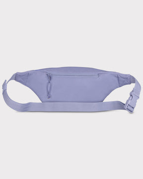Lila Kunstleder Bauchtasche 'Toni' mit Reißverschluss und verstellbarem Gurt