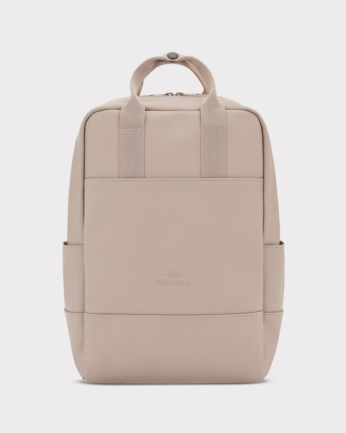 Beiger Damenrucksack 'Hailey' von Johnny Urban mit Tragegriff und seitlichen Taschen
