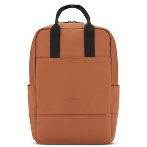 Rucksack 'Hailey' von Johnny Urban in braun mit schwarzem Tragegriff und seitlichen Taschen