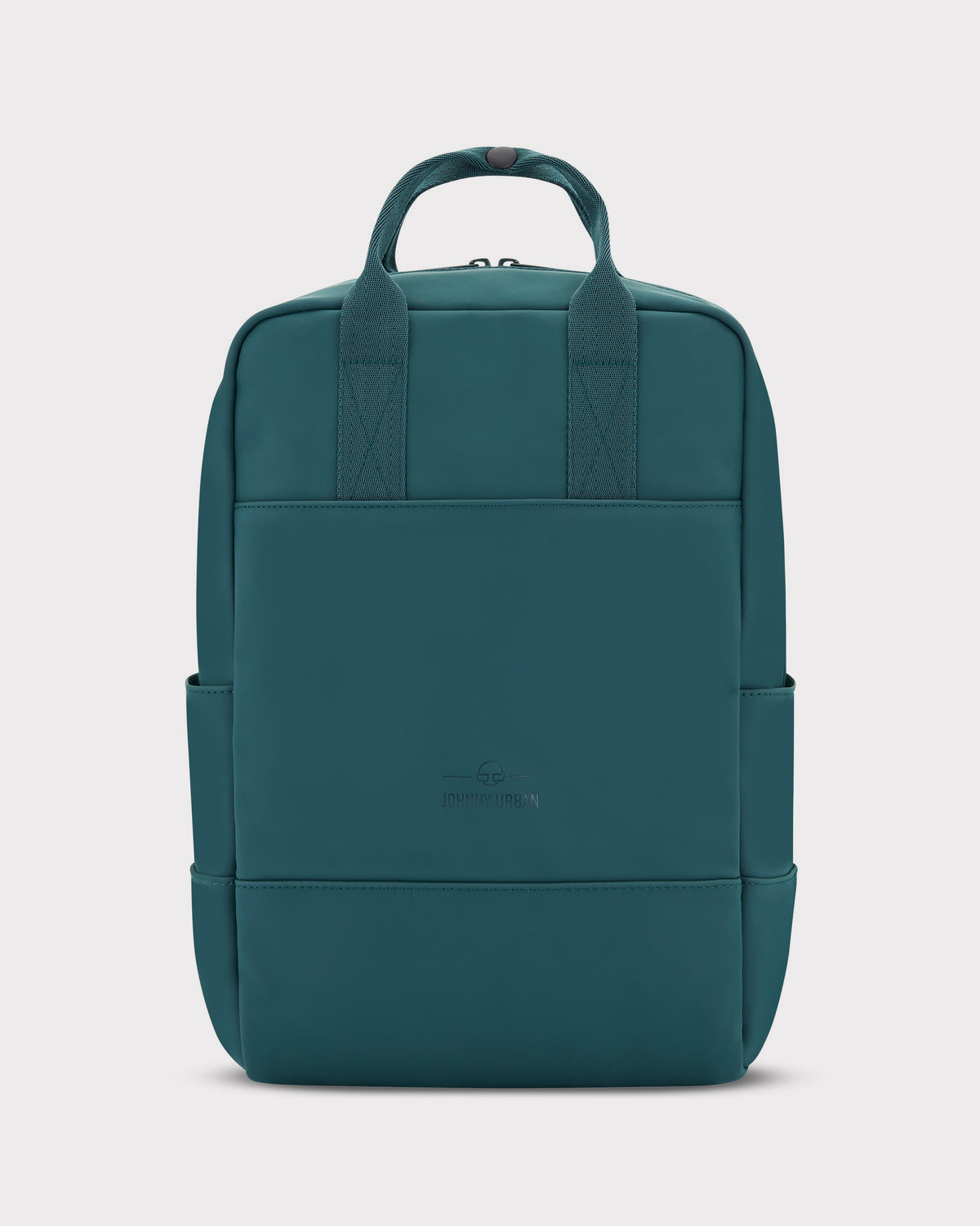 Rucksack 'Hailey' von Johnny Urban in petrolgrün mit zwei Tragegriffen und seitlichen Taschen