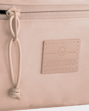 Rosa Bauchtasche 'Erik Small' mit Reißverschluss und Johnny Urban Markenlogo aus Leder