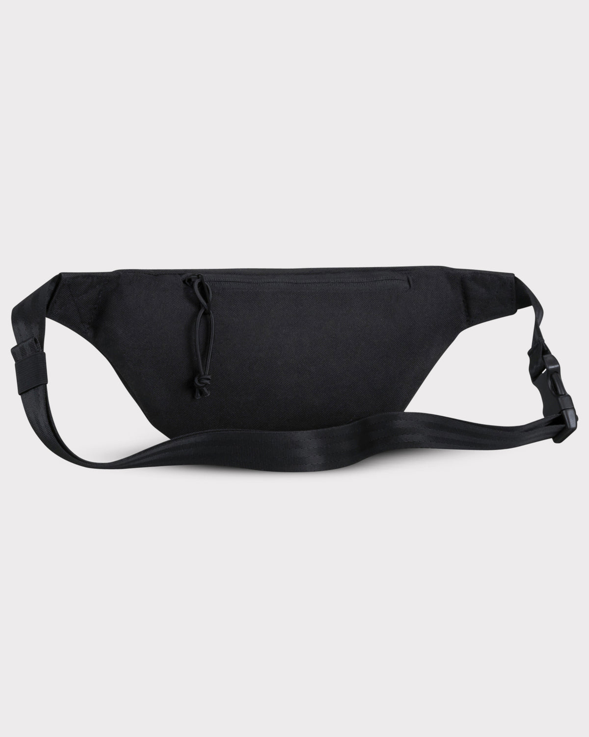 Schwarze Bauchtasche 'Erik Small' mit verstellbarem Gurt und Reißverschlussfach