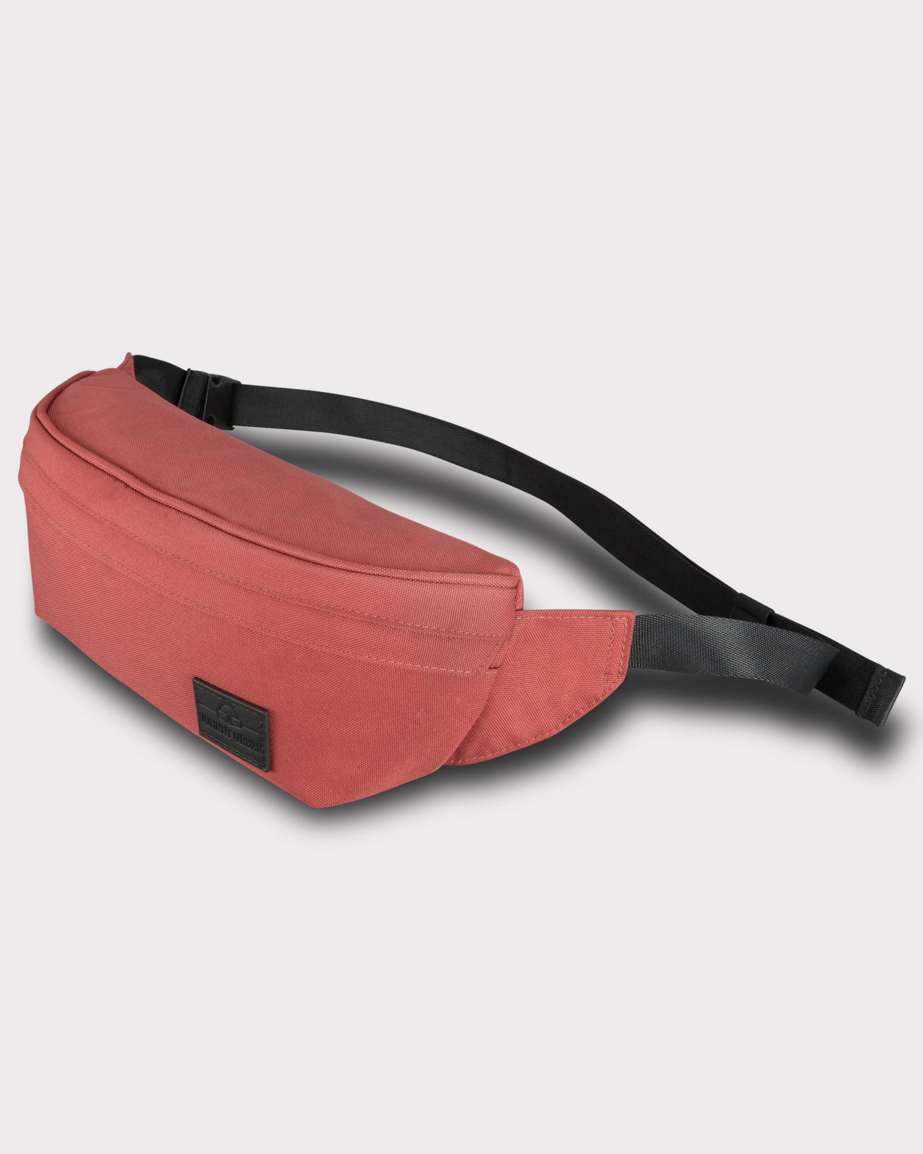 Rote Bauchtasche 'Tom' mit schwarzem verstellbarem Gurt