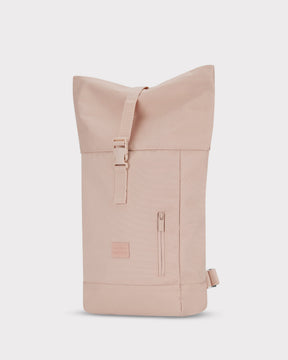 Rolltop Rucksack 'Robin Small' von Johnny Urban in rosa mit Frontreißverschluss und Klickverschluss