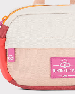 Kinder Bauchtasche 'Felix' von Johnny Urban Junior in Rosa und Beige mit pinkem Logo