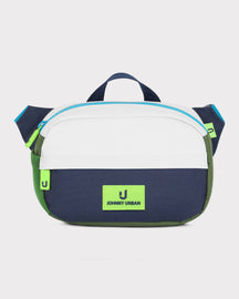 Kinder Bauchtasche 'Felix' von Johnny Urban in Blau, Grün und Weiß mit Neon-Logo