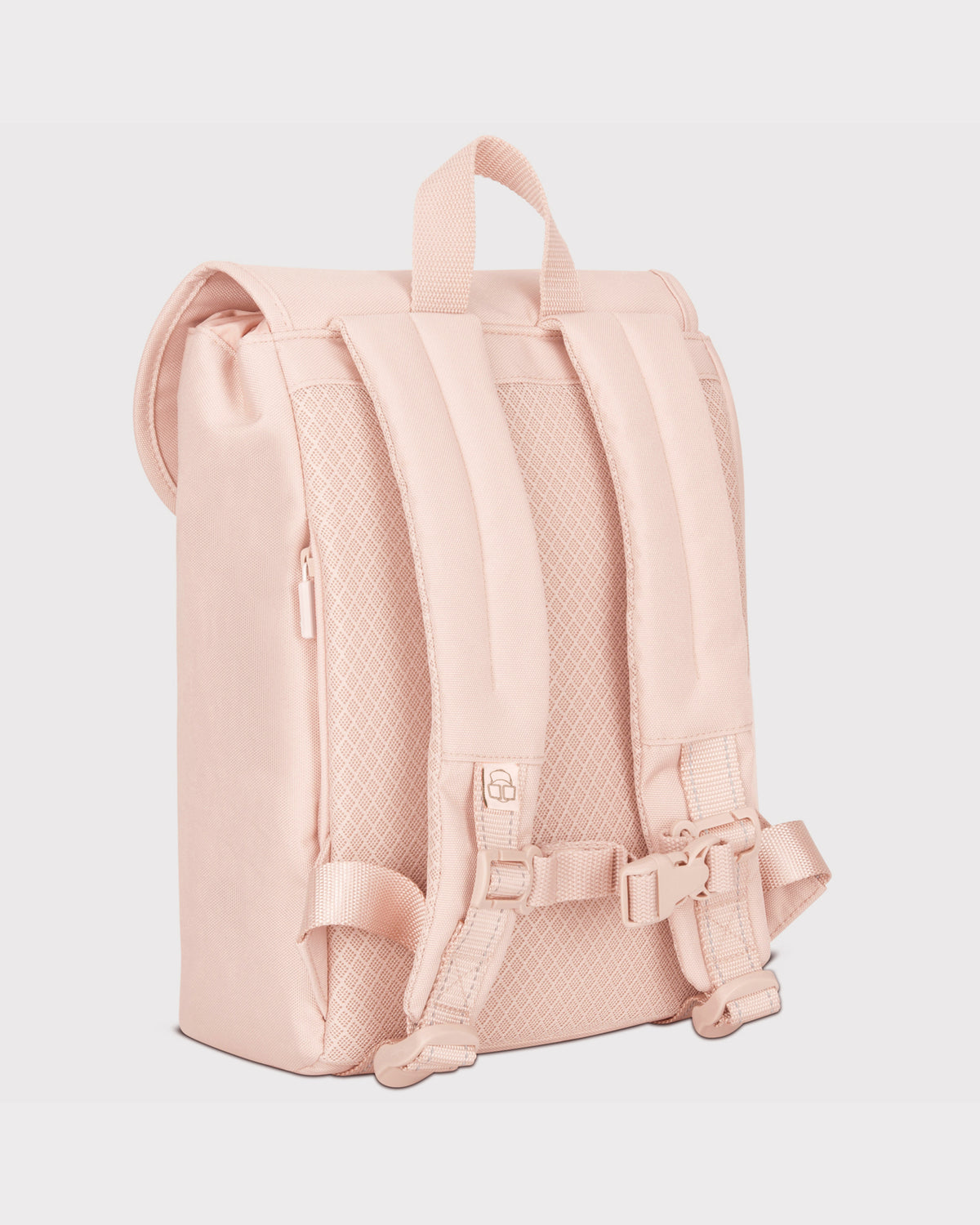 Rosa Kinderrucksack 'Liam' mit gepolsterten Rücken- und Schultergurten und Brustverschluss