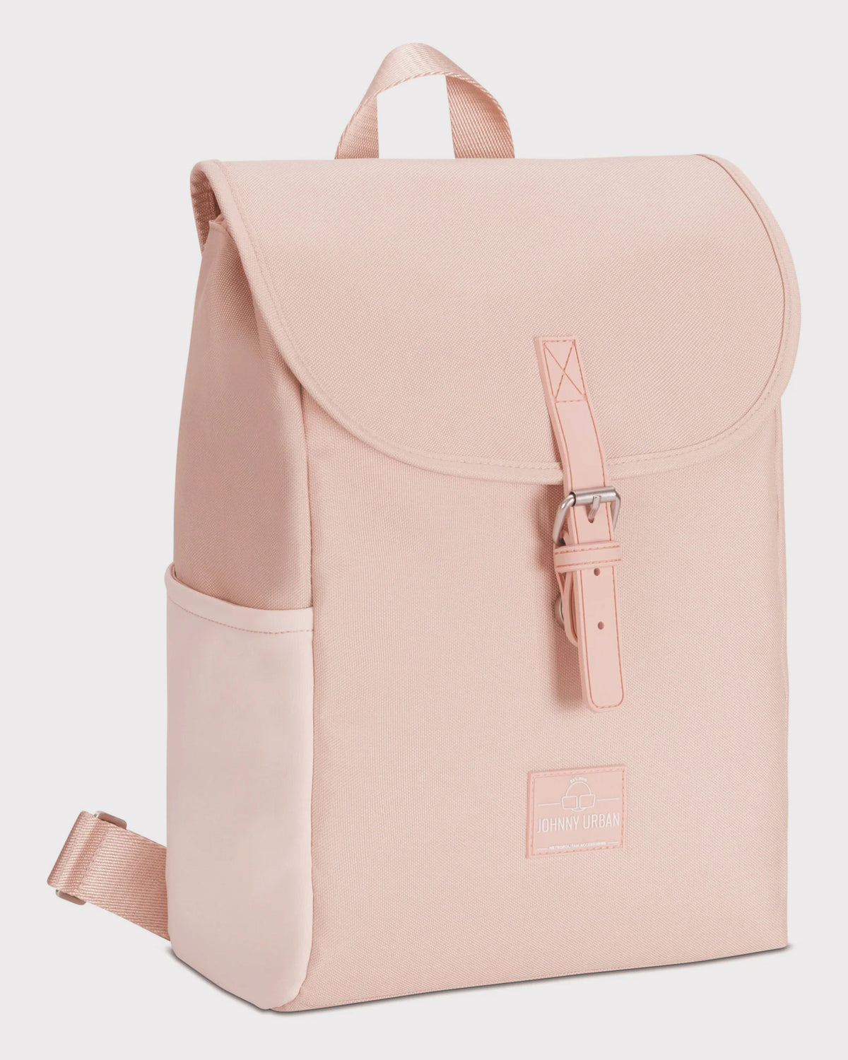 Kleiner Damen-Rucksack Romy von Johnny Urban in Rosé mit Klappe und verstellbarem Verschluss