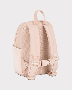 Kinderrucksack ‚Leo‘ in Rosa mit gepolsterten, verstellbaren Schultergurten und Brustgurt