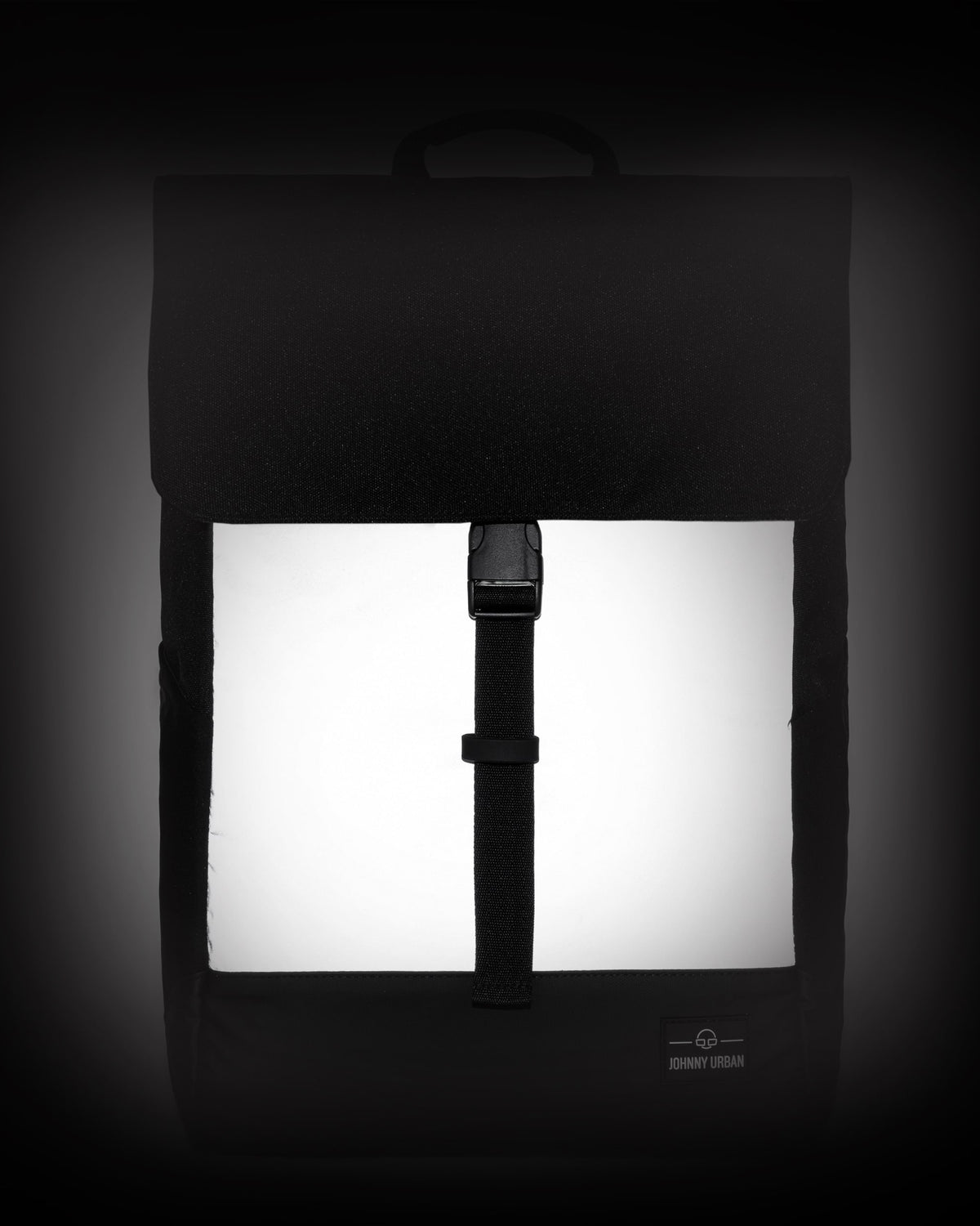 Reflektierender Johnny Urban Rucksack 'Mika' mit schwarzem Verschlussriemen
