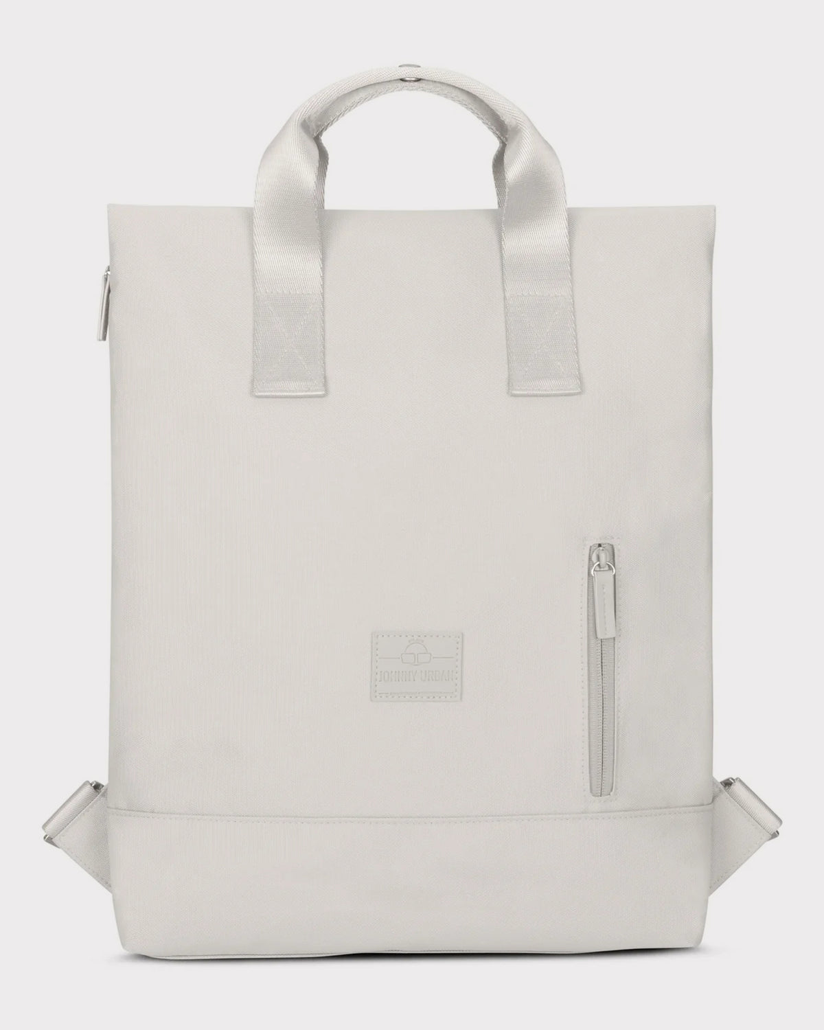 Beige Rucksack Tasche 'Ivy' von Johnny Urban mit kurzem Griff und seitlicher Reißverschlusstasche