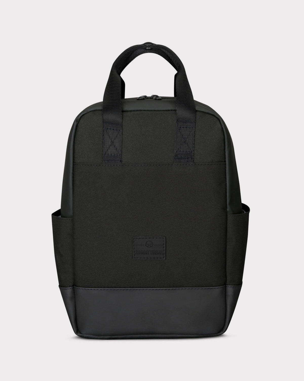Schwarzer Johnny Urban Rucksack 'Jona Small' mit zwei Tragegriffen und Seitenfächern