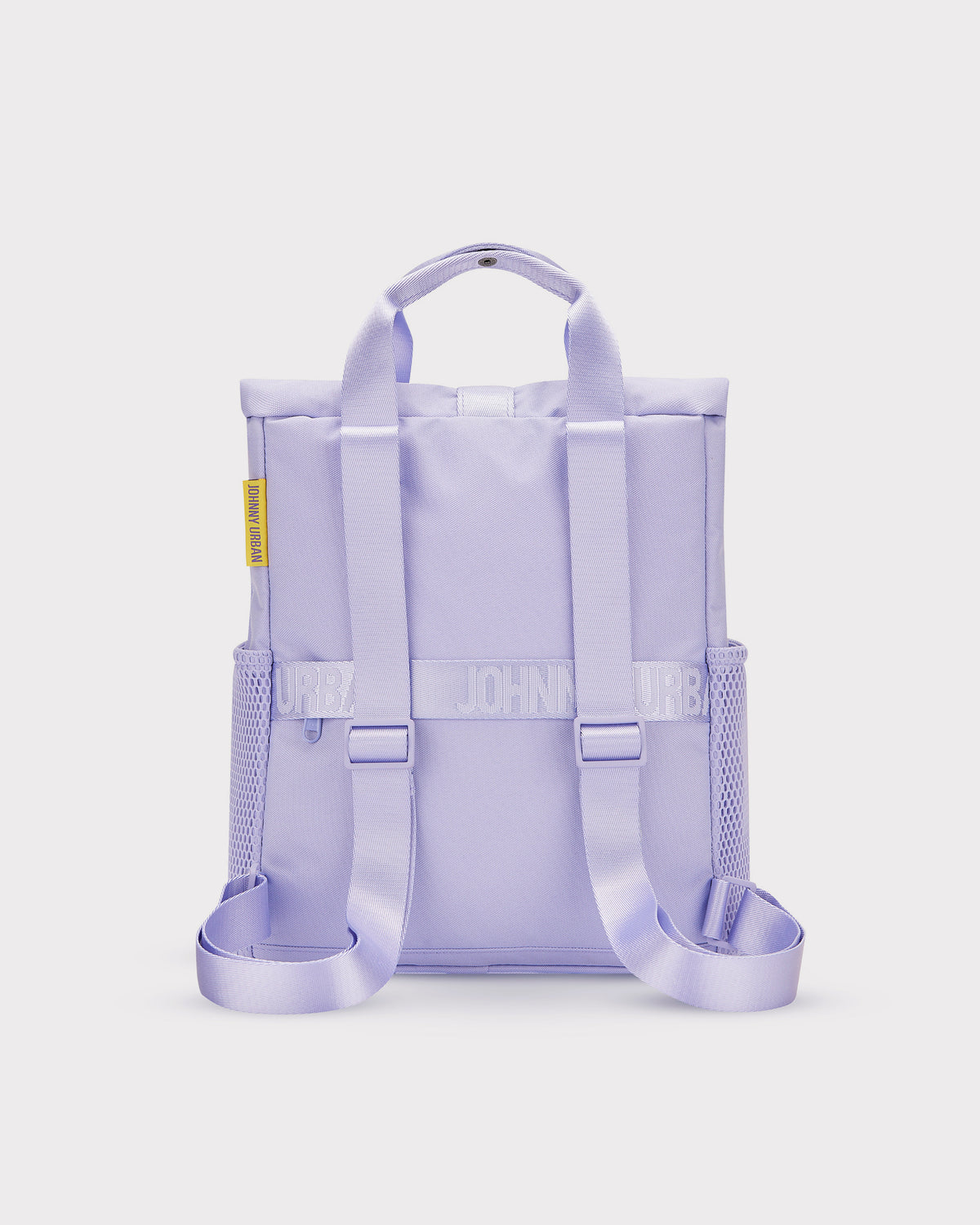 Lila Rucksack 'Jules' von Johnny Urban mit verstellbaren Schultergurten und Netzseitentaschen