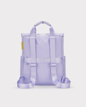 Lila Rucksack 'Jules' von Johnny Urban mit verstellbaren Schultergurten und Netzseitentaschen